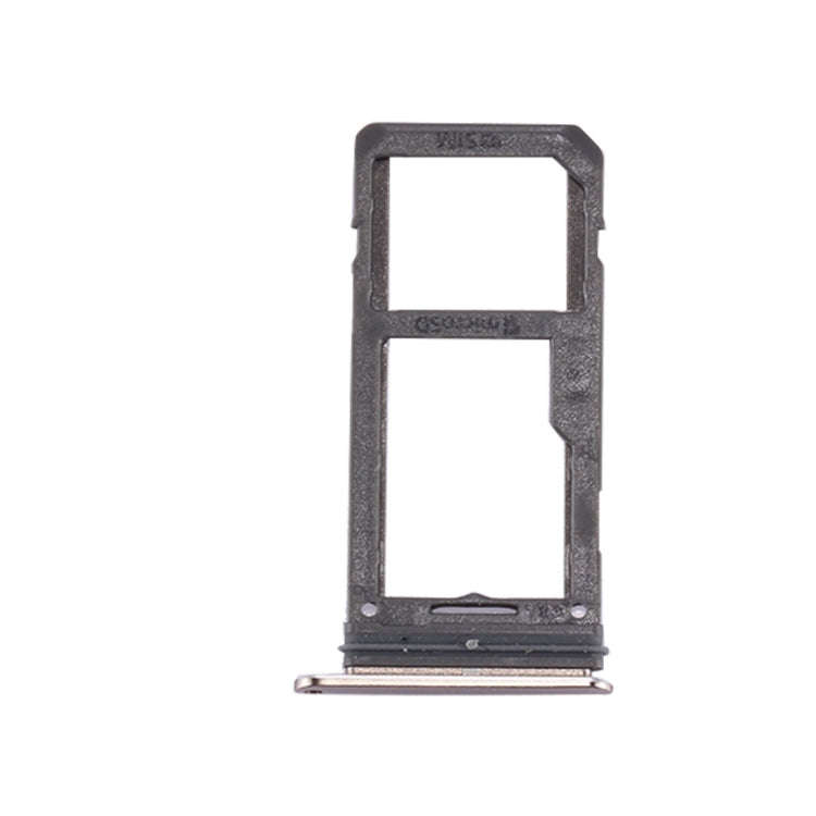 For Galaxy S8 SIM Card Tray + Micro SD Tray (Gold)