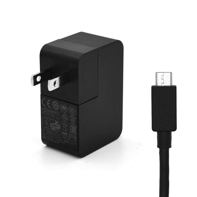 5.2V 2.5A AC Power Adapter Charger with 1.5m Micro USB Charging Cable, For Microsoft Surface 3, C...