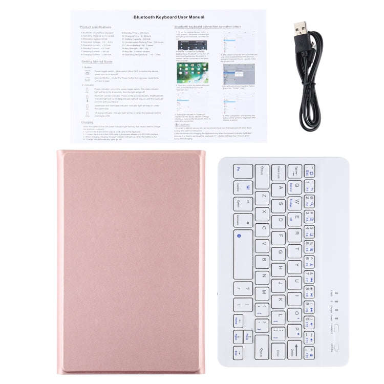 Ultra-thin Detachable Magnetic Bluetooth Keyboard Leather Tablet Case for Galaxy Tab A 8.0 2019 P...