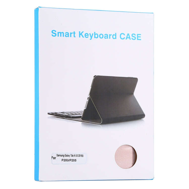 Ultra-thin Detachable Magnetic Bluetooth Keyboard Leather Tablet Case for Galaxy Tab A 8.0 2019 P...