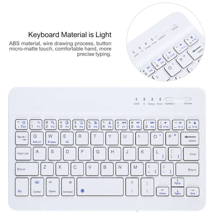Ultra-thin Detachable Magnetic Bluetooth Keyboard Leather Tablet Case for Galaxy Tab A 8.0 2019 P...