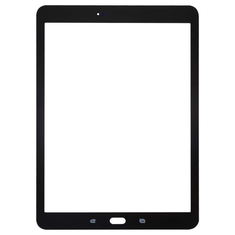 For Galaxy Tab S2 9.7 / T810 / T813 / T815 / T820 / T825 Front Screen Outer Glass Lens (Black)