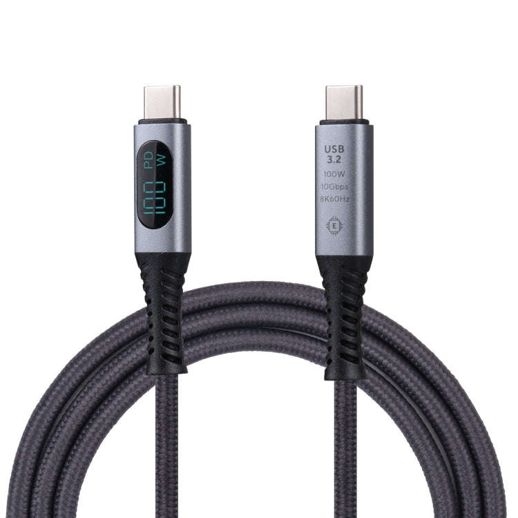 10Gbps 8K USB-C/Type-C to USB-C/Type-C Digital Video Cable Compatible with USB 3.2, Length: 1m (B...