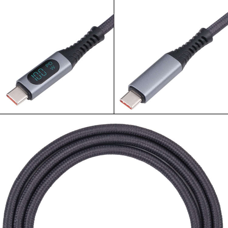 10Gbps 8K USB-C/Type-C to USB-C/Type-C Digital Video Cable Compatible with USB 3.2, Length: 1m (B...