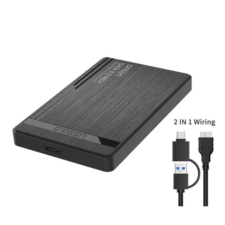 Onten UHD1 2.5 inch External Hard Drive Disk Case with 2 in 1Cable
