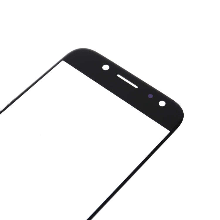 For Galaxy J3 (2017) / J330 Front Screen Outer Glass Lens (Black)