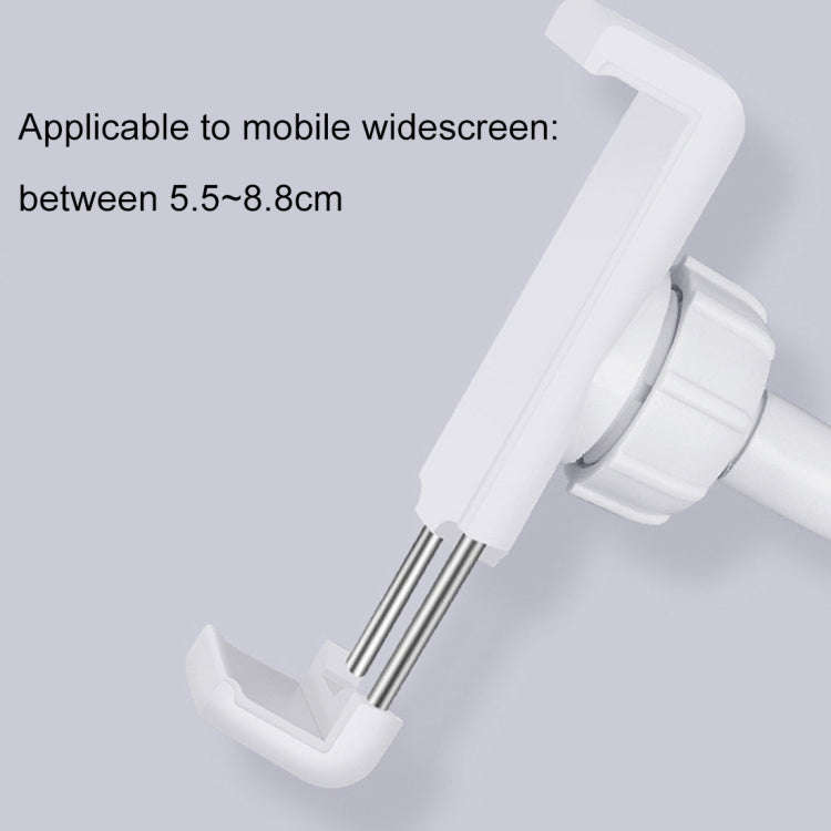 Universal Cell Phone Holder Bracket Selfie Ring Light with Microphone Clip & 3-Color Light Adjust...