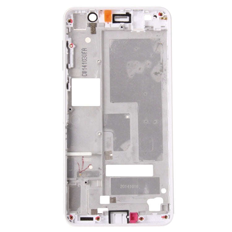 For Huawei Honor 6 Front Housing LCD Frame Bezel(White)