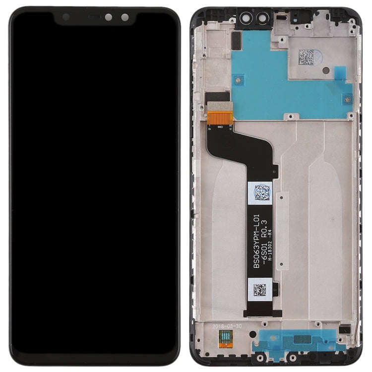 TFT LCD Screen for Xiaomi Redmi Note 6 Pro Digitizer Full Assembly with Frame(Black)