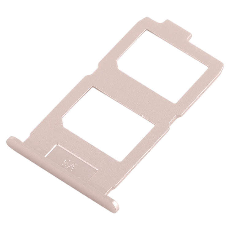 For Vivo X7 Plus 2 x SIM Card Tray (Gold)