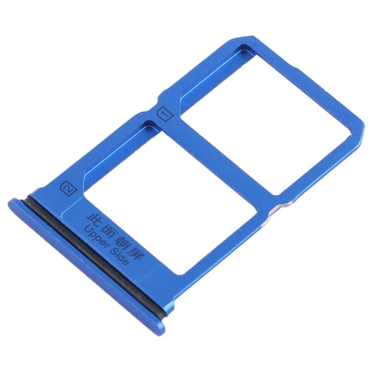 For Vivo X9s 2 x SIM Card Tray (Blue)