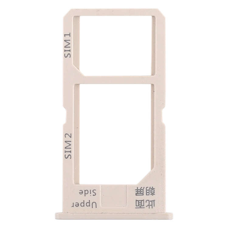 For Vivo Y55 2 x SIM Card Tray (Gold)