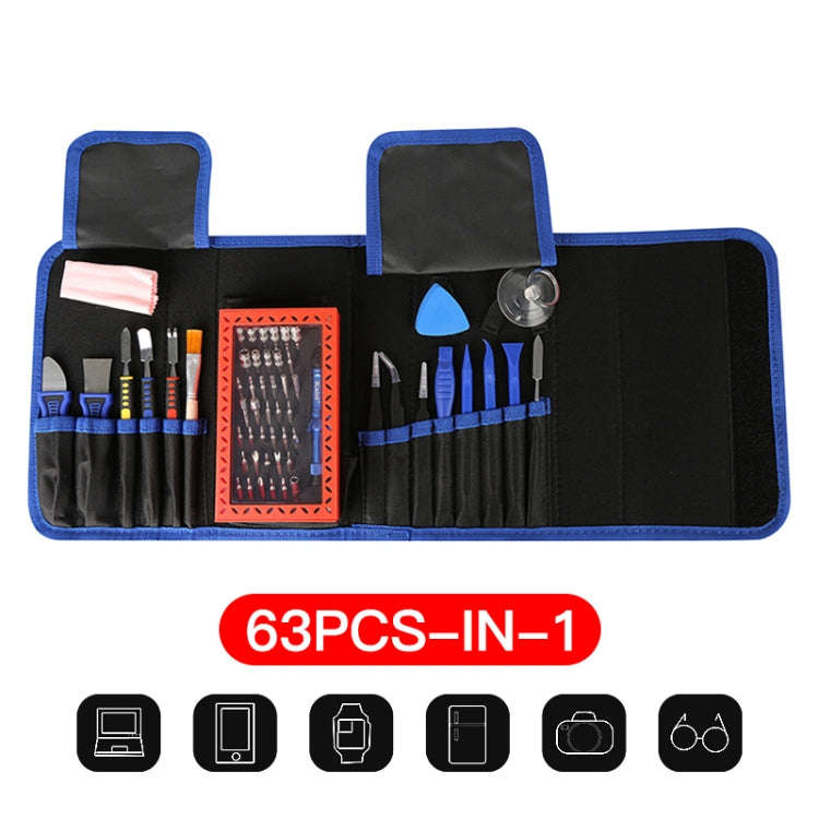 Kaisi K-1766 63 in 1 Magnetic Precision Electronics Screwdriver set Hand Tools For Phone Repair T...