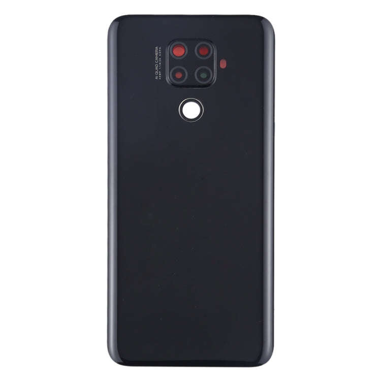 Original Battery Back Cover with Camera Lens for Huawei Mate 30 Lite(Black)