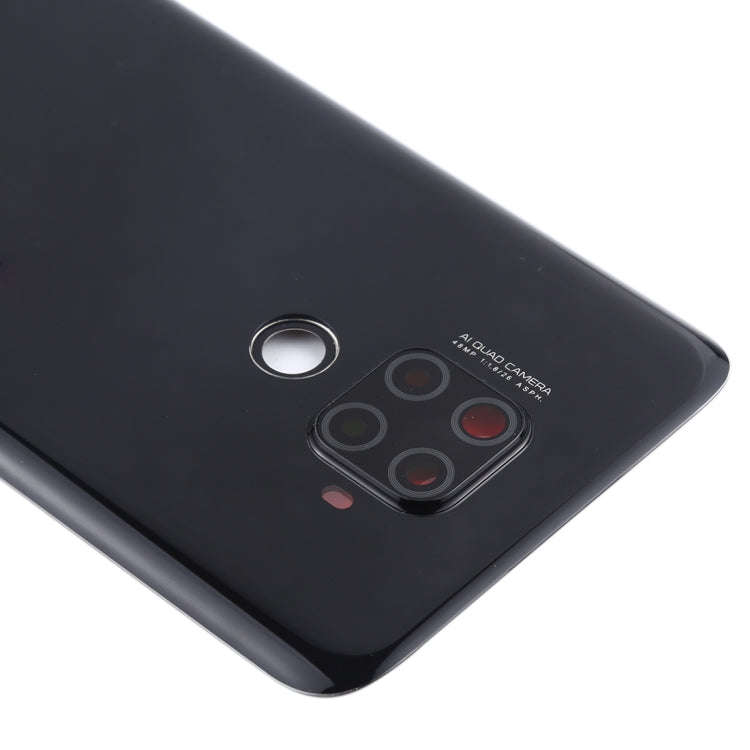 Original Battery Back Cover with Camera Lens for Huawei Mate 30 Lite(Black)