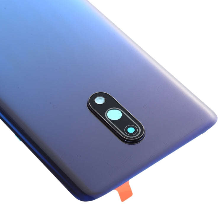 For OnePlus 7 Original Battery Back Cover with Camera Lens Frame (Blue)