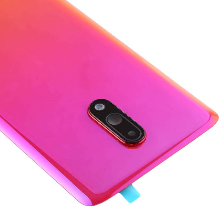 For OnePlus 7 Original Battery Back Cover with Camera Lens Frame (Red)