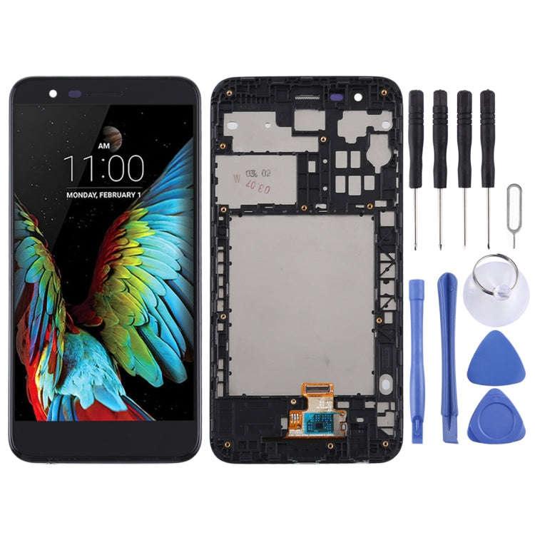 TFT LCD Screen for LG K30 / K10 (2018)/ X410 Digitizer Full Assembly with Frame (Black)