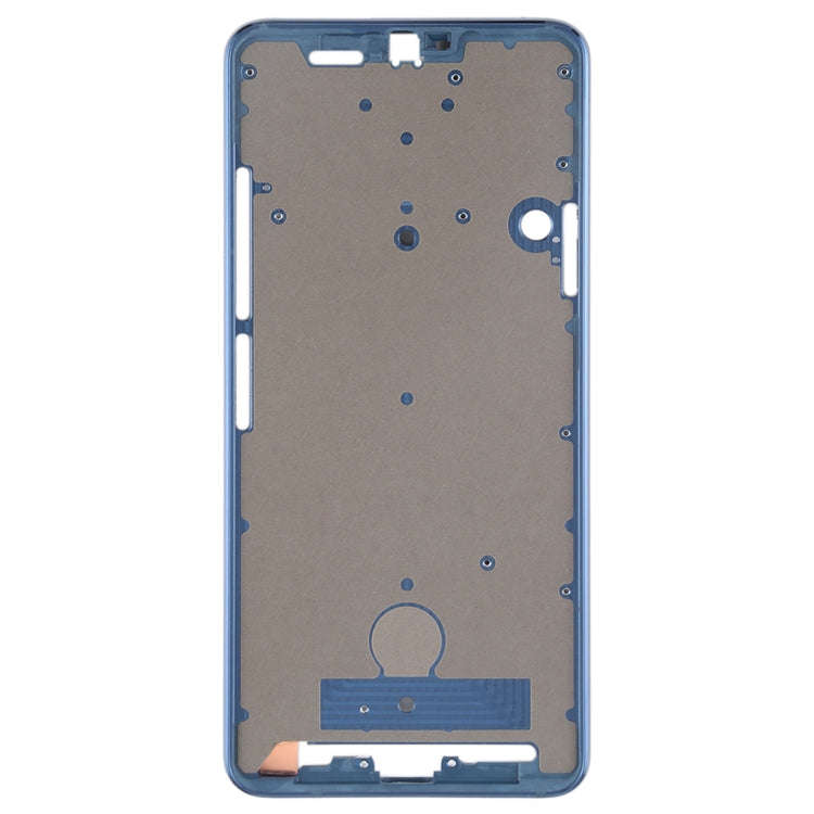 Front Housing LCD Frame Bezel Plate for LG G7 ThinQ / G710 (Blue)