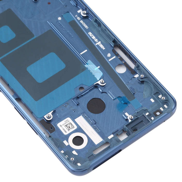 Front Housing LCD Frame Bezel Plate for LG G7 ThinQ / G710 (Blue)