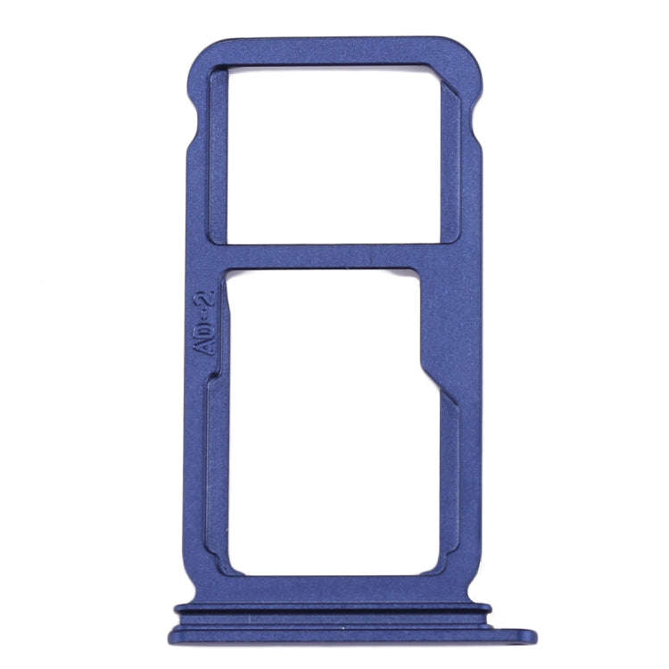 For Huawei P10 Plus SIM Card Tray & SIM / Micro SD Card Tray(Blue)