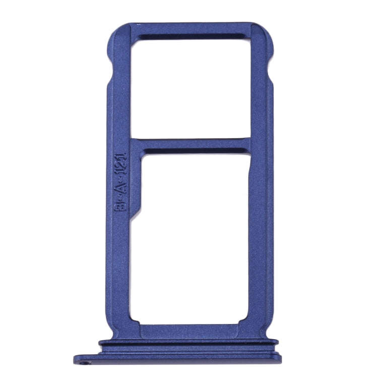 For Huawei P10 Plus SIM Card Tray & SIM / Micro SD Card Tray(Blue)