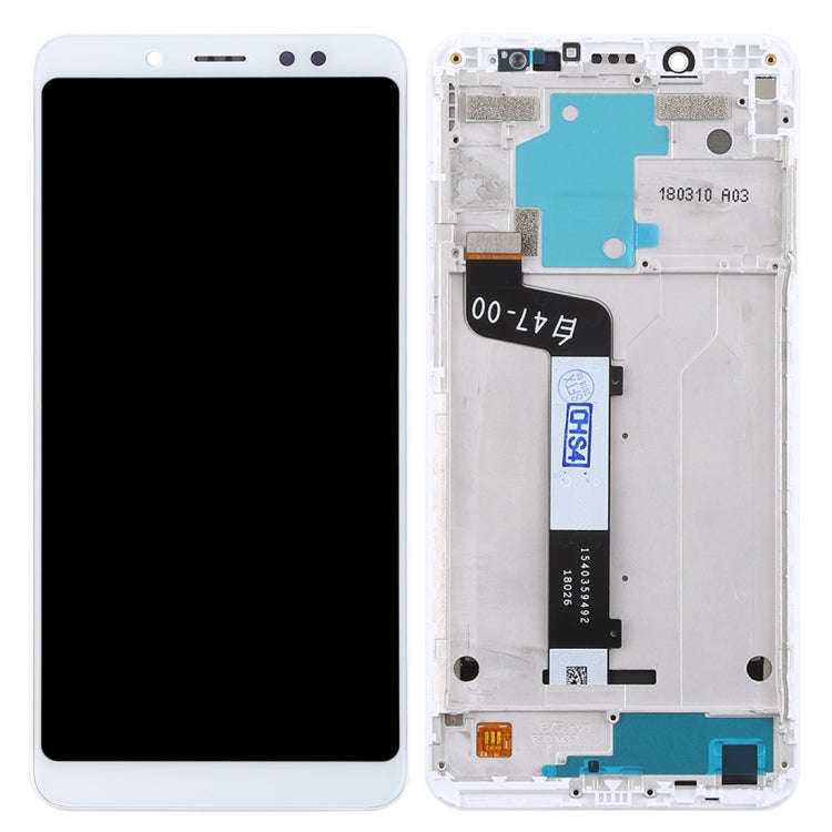 TFT LCD Screen for Xiaomi Redmi Note 5 / Note 5 Pro Digitizer Full Assembly with Frame(White)