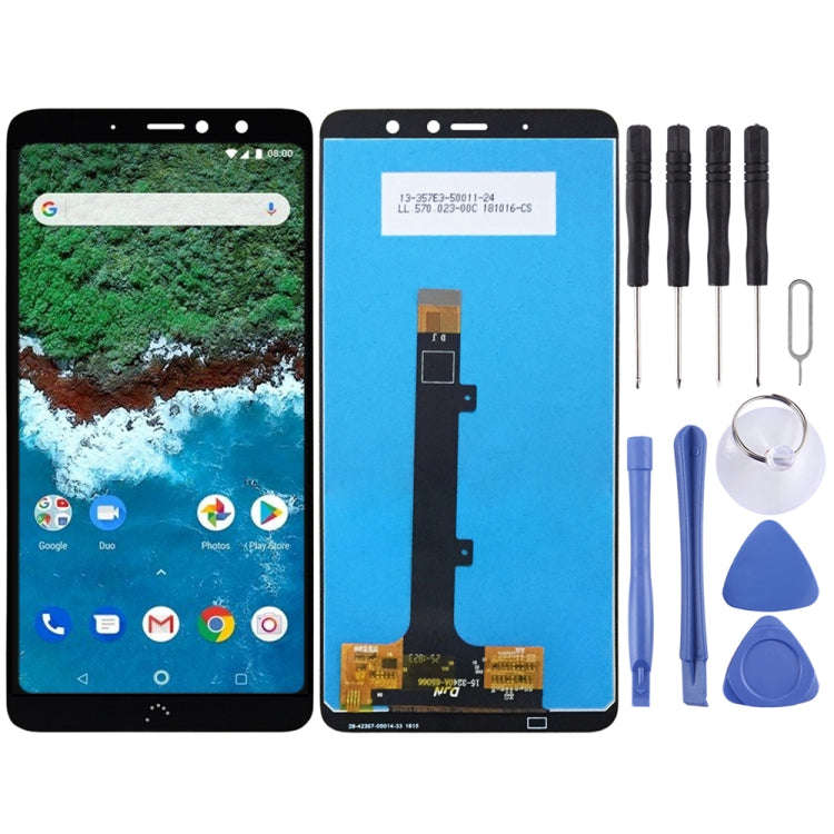 TFT LCD Screen for BQ Aquaris X2 / X2 Pro with Digitizer Full Assembly(Black)