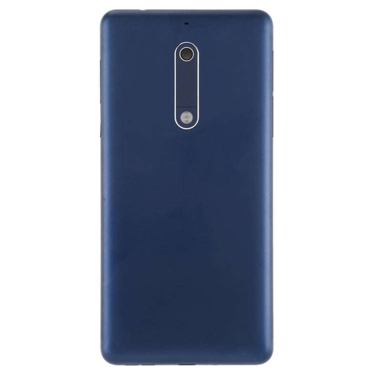 Battery Back Cover with Camera Lens & Side Keys for Nokia 5(Blue)