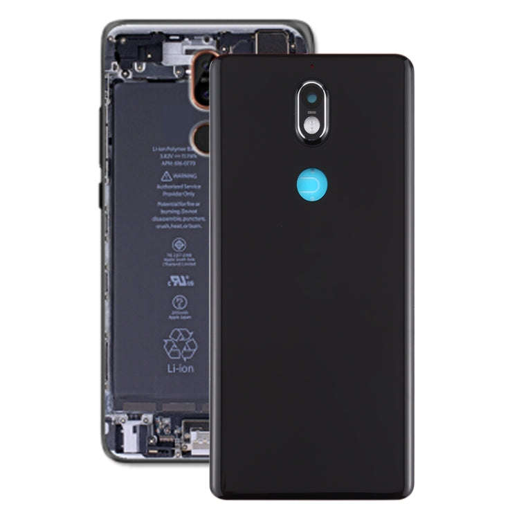 Battery Back Cover with Camera Lens for Nokia 7 TA-1041(Black)