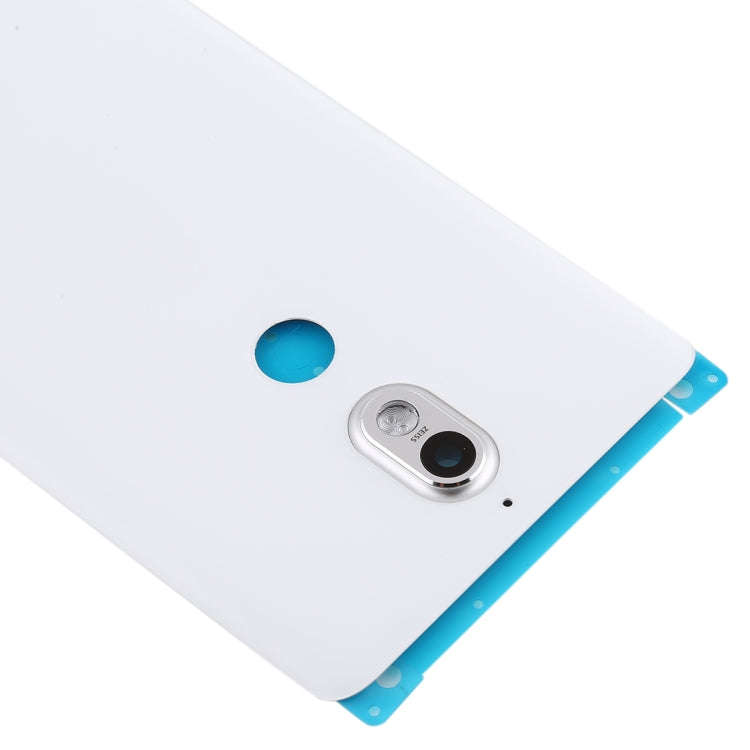 Battery Back Cover with Camera Lens Frame for Nokia 7 TA-1041(White)