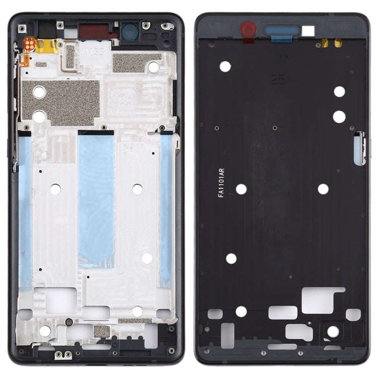 Front Housing LCD Frame Bezel Plate for Nokia 7 TA-1041 (Black)