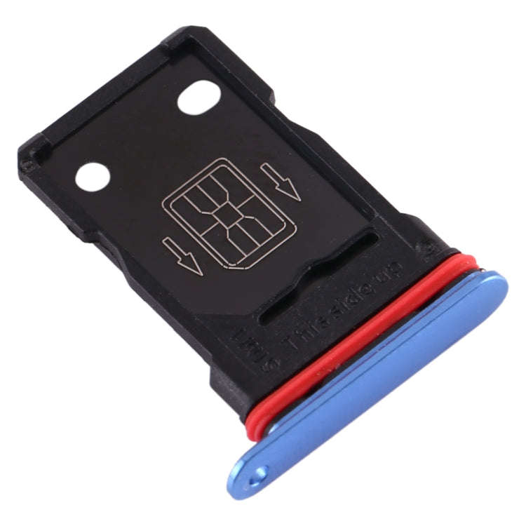 For OnePlus 7T Single SIM Card Tray (Blue)