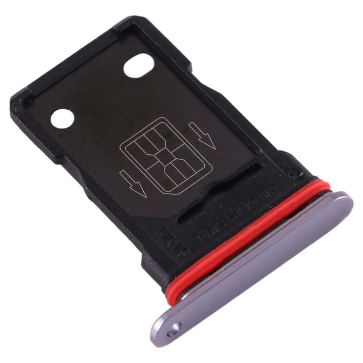 For OnePlus 7T Single SIM Card Tray (Silver)
