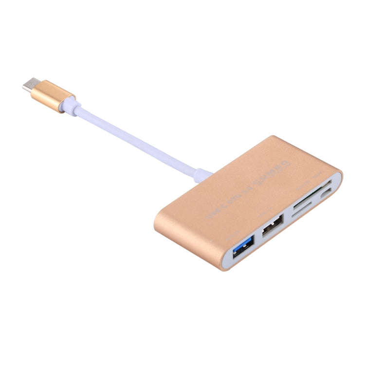 5 in 1 Micro SD + SD + USB 3.0 + USB 2.0 + Micro USB Port to USB-C / Type-C OTG COMBO Adapter Car...