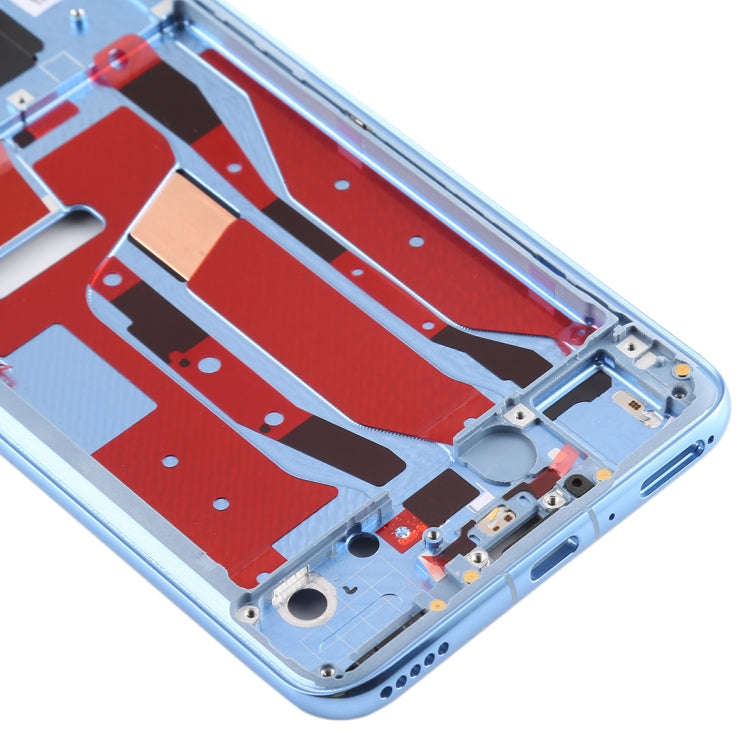 Original Middle Frame Bezel Plate for Huawei Honor V30(White)