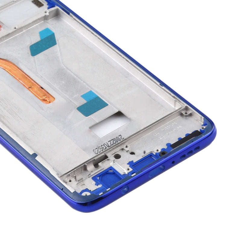 Front Housing LCD Frame Bezel Plate for Xiaomi Redmi K30, 4G Version (Blue)