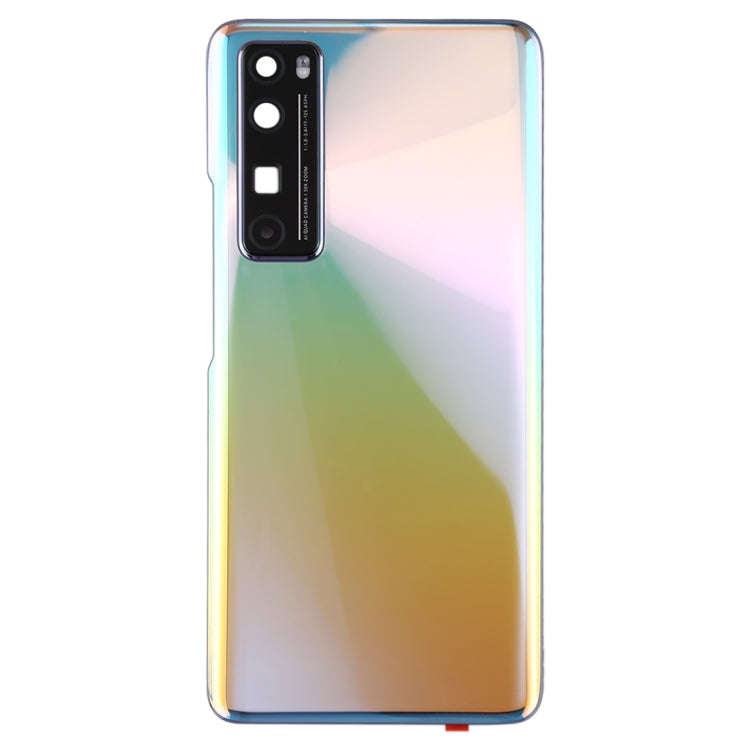 Original Battery Back Cover with Camera Lens Frame for Huawei Nova 7 Pro 5G(Silver)