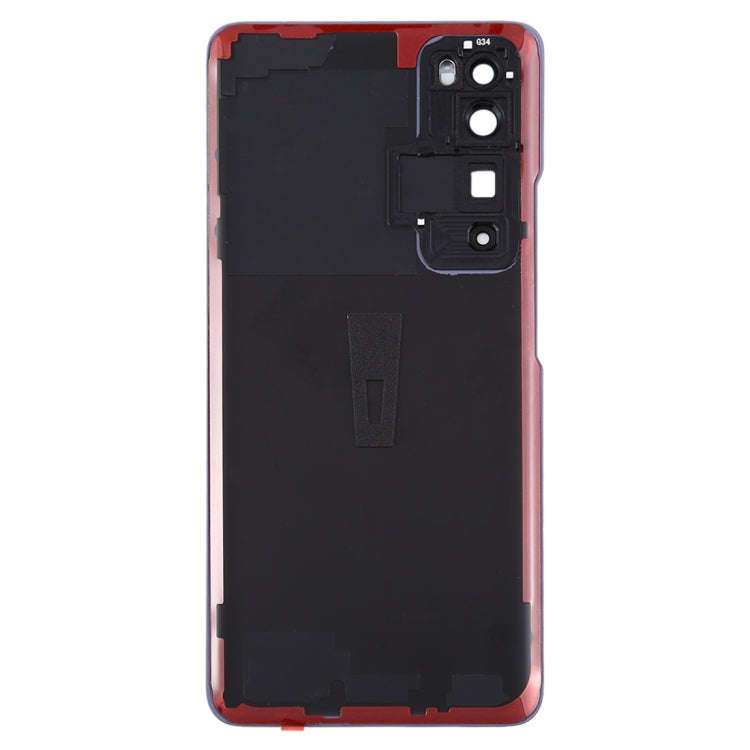 Original Battery Back Cover with Camera Lens Frame for Huawei Nova 7 Pro 5G(Silver)