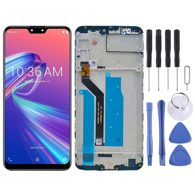 OEM LCD Screen for Asus Zenfone Max Pro M2 ZB631KL X01BDA Digitizer Full Assembly with FrameBl...