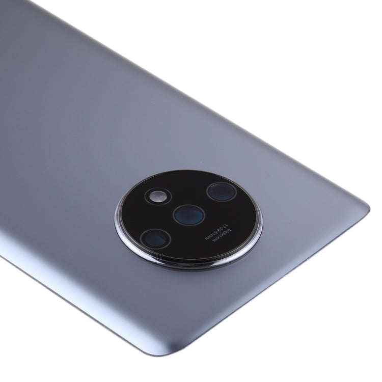 For OnePlus 7T Original Battery Back Cover with Camera Lens Frame (Silver)