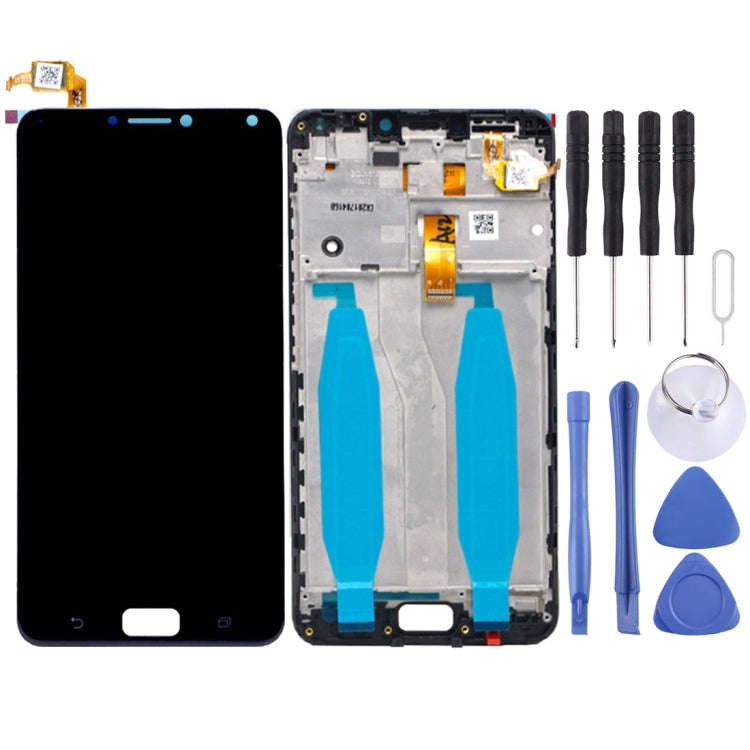 OEM LCD Screen for Asus Zenfone 4 Max ZC554KL X00ID Digitizer Full Assembly with FrameBlack)
