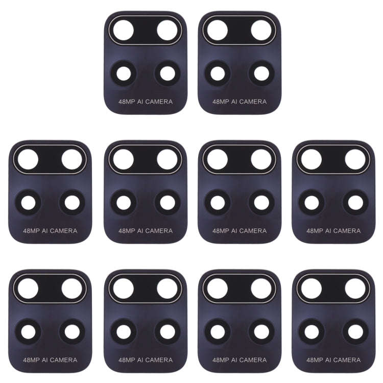 10 PCS Back Camera Lens for Xiaomi Redmi 10X 5G/Redmi 10X Pro 5G