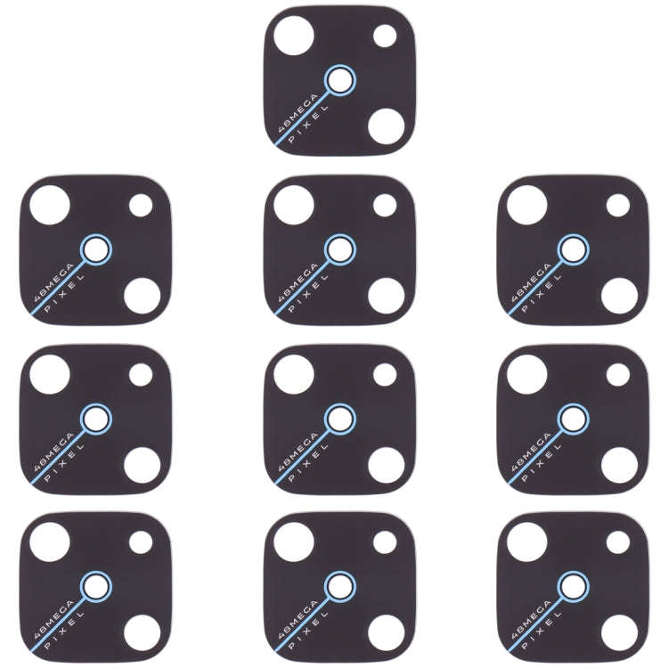 For Vivo Y9s 10pcs Back Camera Lens (Black)