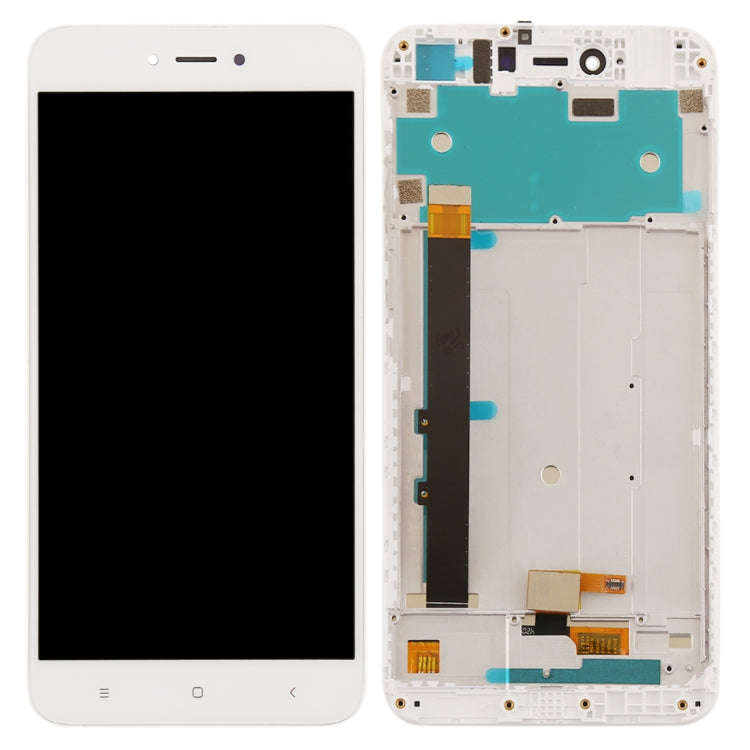 TFT LCD Screen for Xiaomi Redmi Note 5A Digitizer Full Assembly with Frame(White)