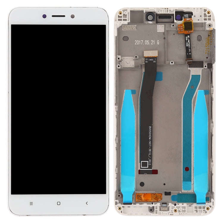 TFT LCD Screen for Xiaomi Redmi 4X Digitizer Full Assembly with Frame(White)