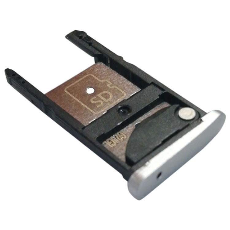 2 SIM Card Tray + Micro SD Card Tray for Motorola Moto Z Play(Silver)