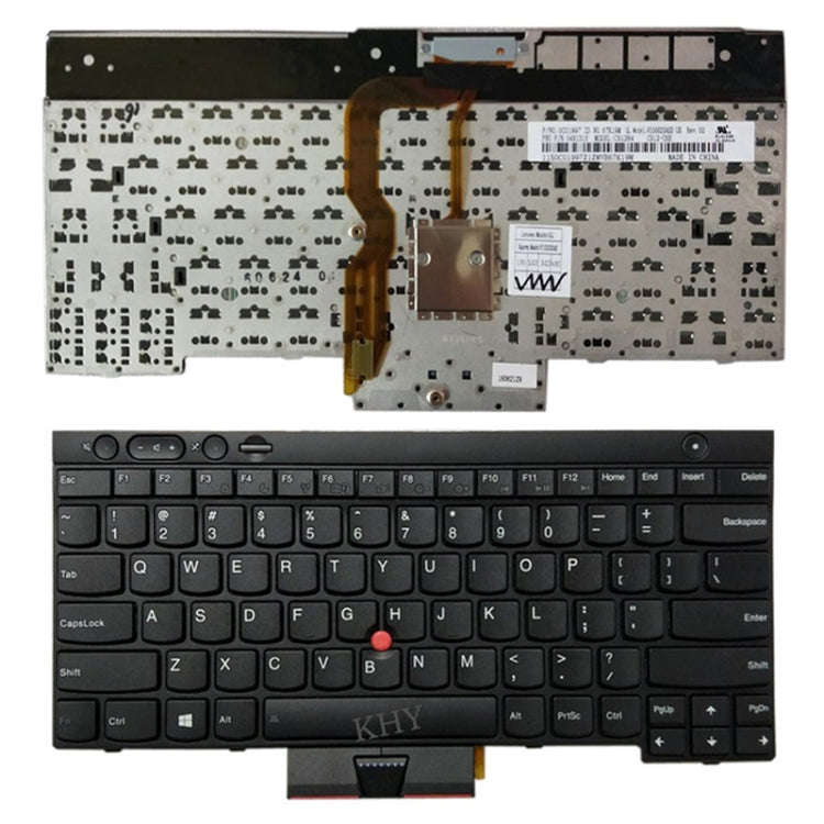 US Version English Laptop Keyboard with Pointing Sticks for Lenovo IBM Thinkpad L430 / T430 / T43...