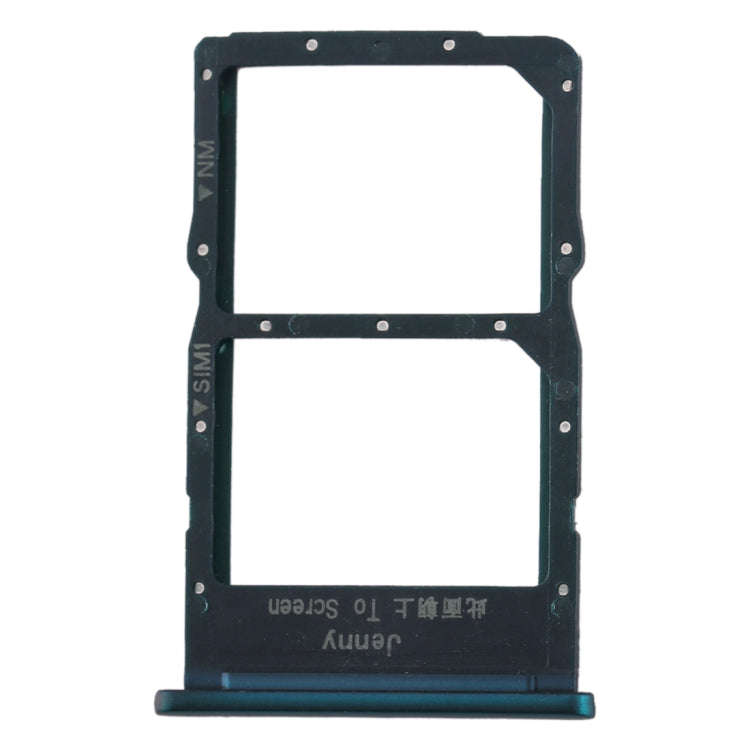 SIM Card Tray + NM Card Tray for Huawei nova 6 SE(Blue)