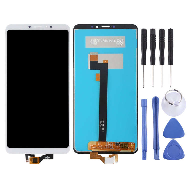 LCD Screen and Digitizer Full Assembly for Xiaomi Mi Max 3(White)